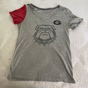 Nike‎ Golf Dri -Fit Gray University of Georgia Women’s Modern Fit Tee Sz M